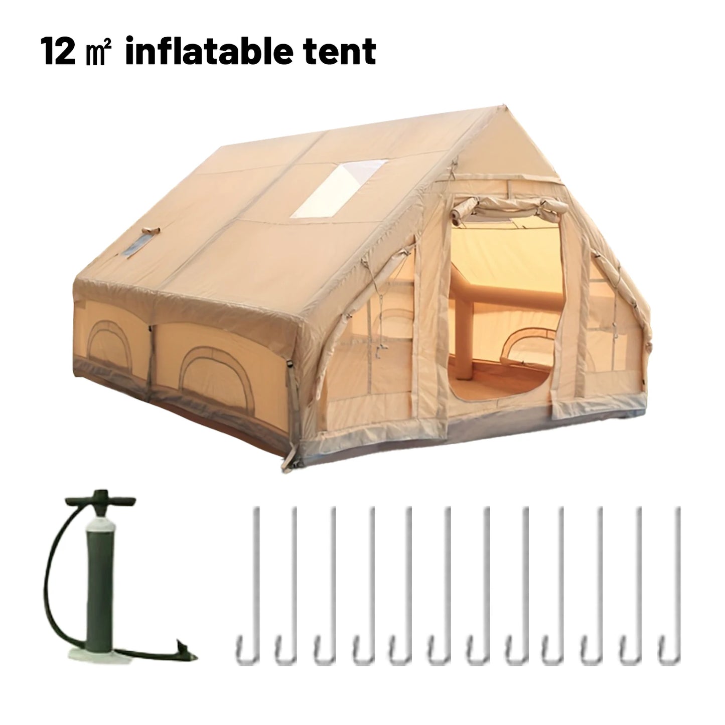 Pakicetus Inflatable Camping Tent For Families Outdoor Adventure