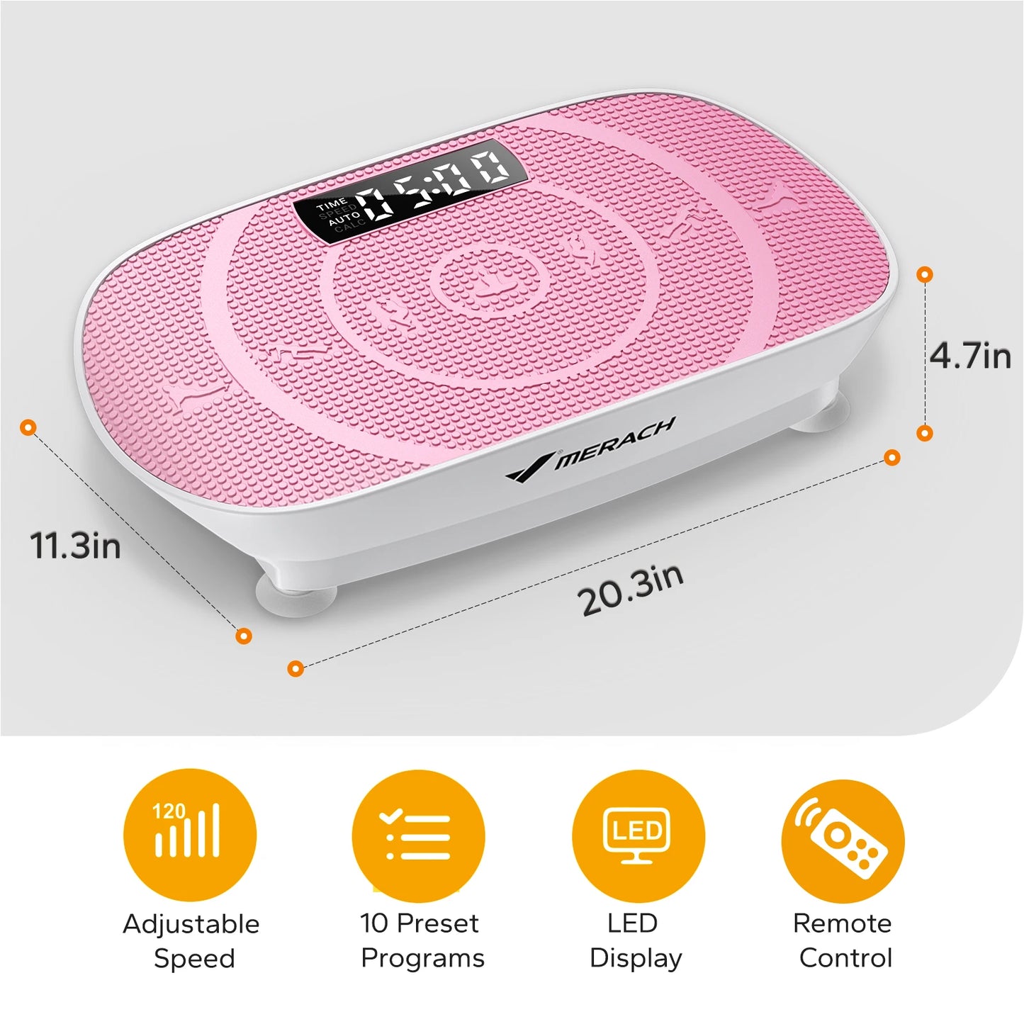MERACH CV30 Vibration Plate Whole Body Workout Fitness Platform