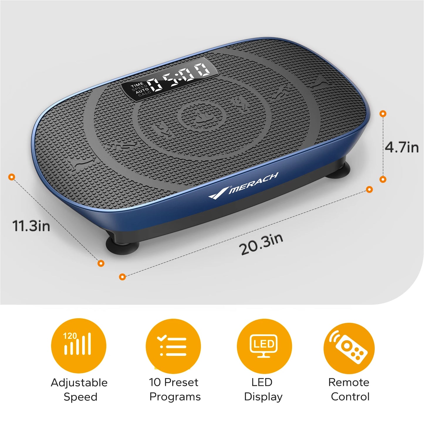 MERACH CV30 Vibration Plate Whole Body Workout Fitness Platform