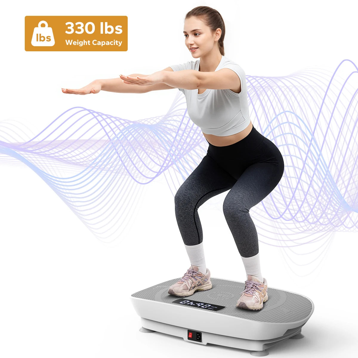 MERACH CV30 Vibration Plate Whole Body Workout Fitness Platform