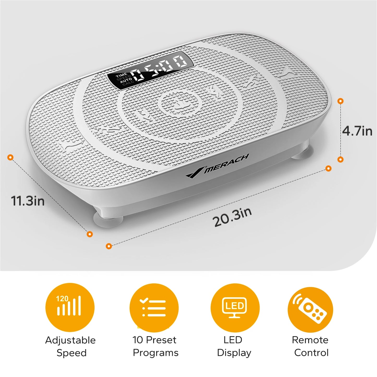 MERACH CV30 Vibration Plate Whole Body Workout Fitness Platform