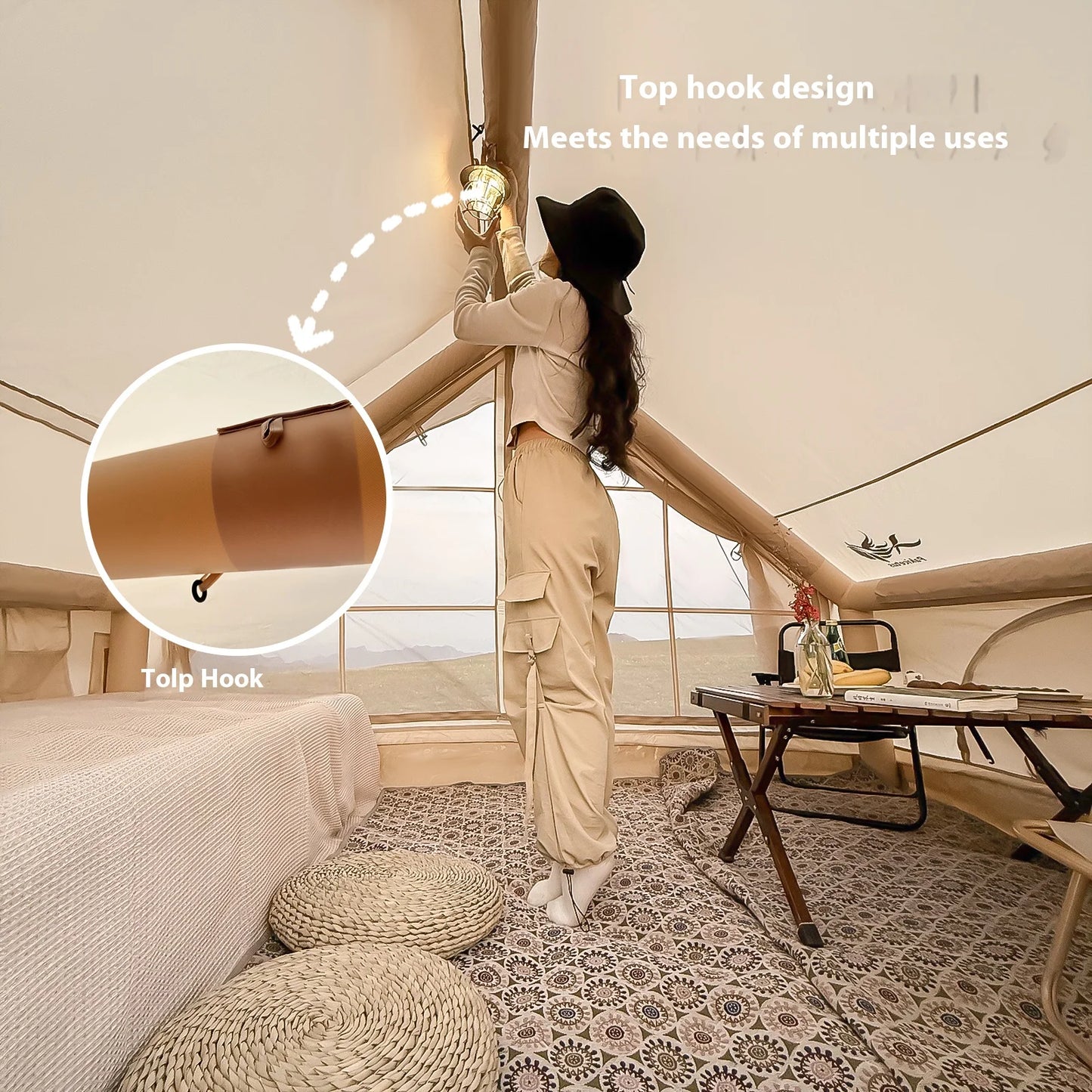 Pakicetus Inflatable Camping Tent For Families Outdoor Adventure
