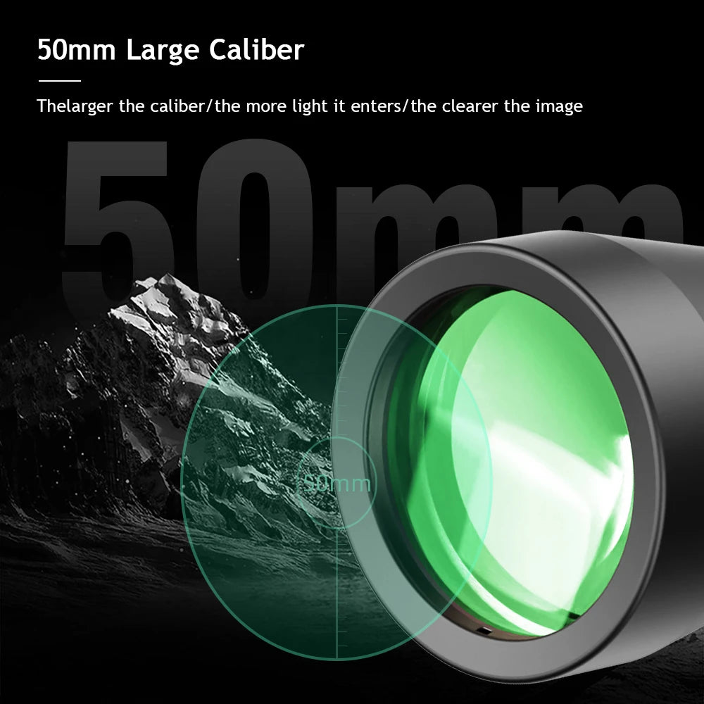 Professional Binoculars HD BAK4 Prism Night Vision Long Range