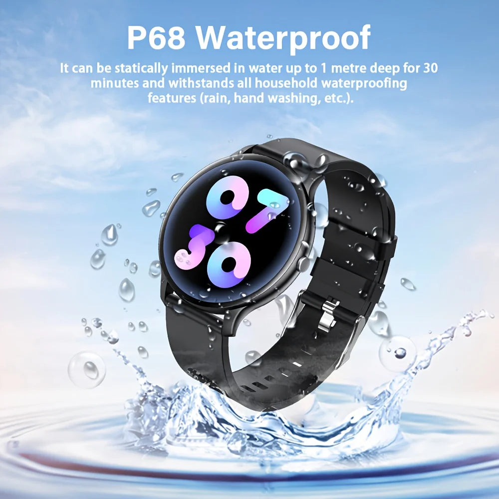 LAXASFIT Smart Watch with Heart Rate Monitor IP68 Waterproof