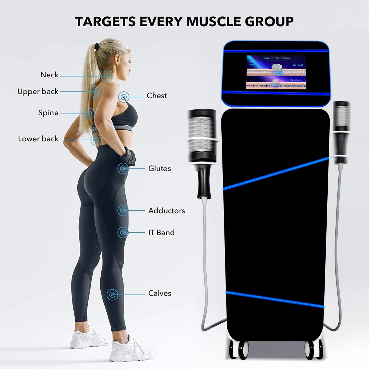 MYOSLIM 2 In 1 Massage Roller For Muscle Relaxation Cellulite