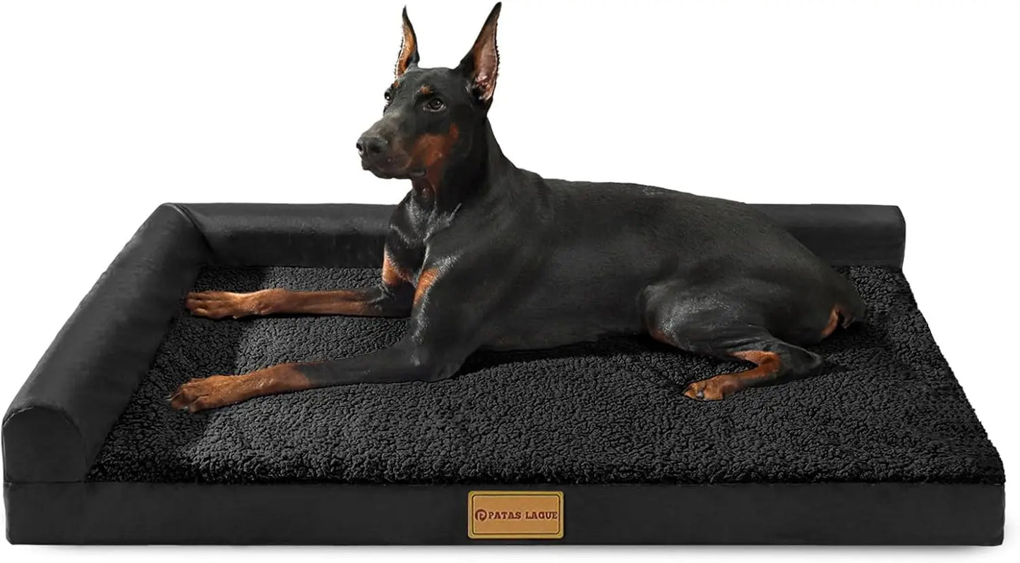 Orthopedic Dog Bed Waterproof Cover Removable Washable Non Skid Bottom