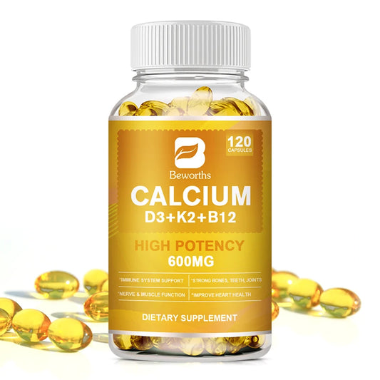 Beworths 4in1 Vitamin D3 Calcium Capsules for Bone Health