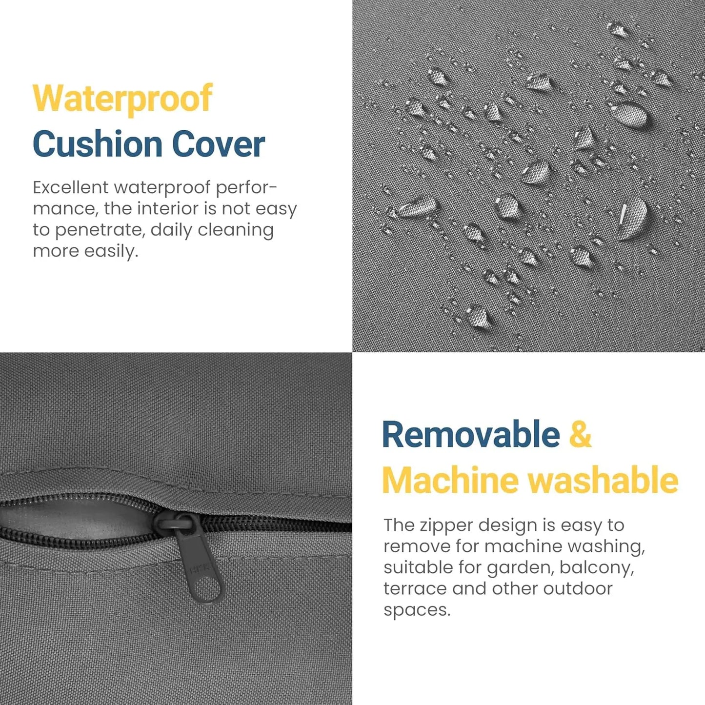 All-Weather Outdoor L-Shaped Sectional Sofa Set With Storage Table