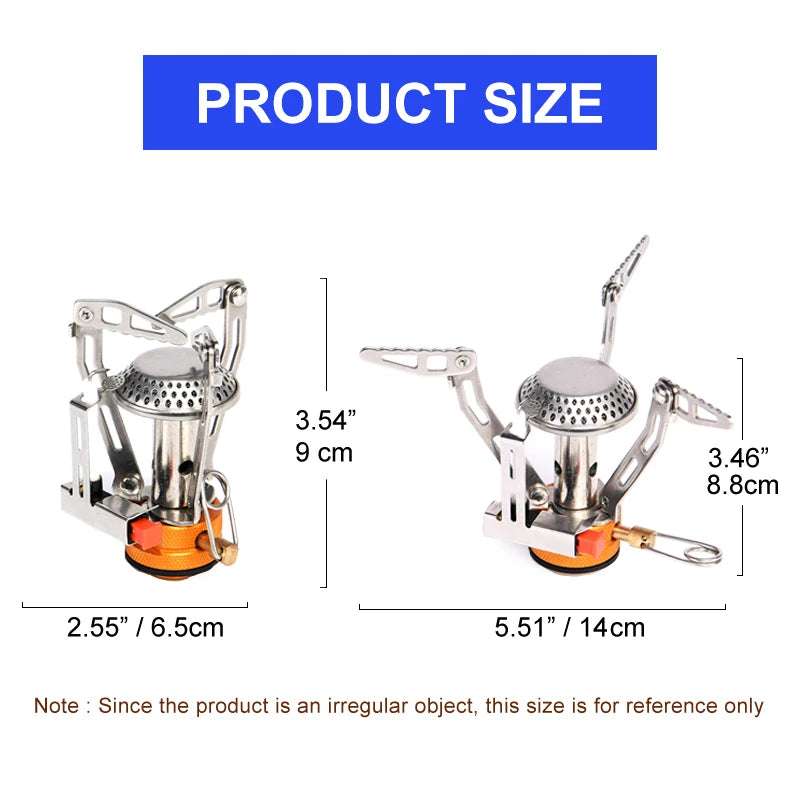 Widesea Camping Cookware Set Portable Pot Stove Outdoor Tableware