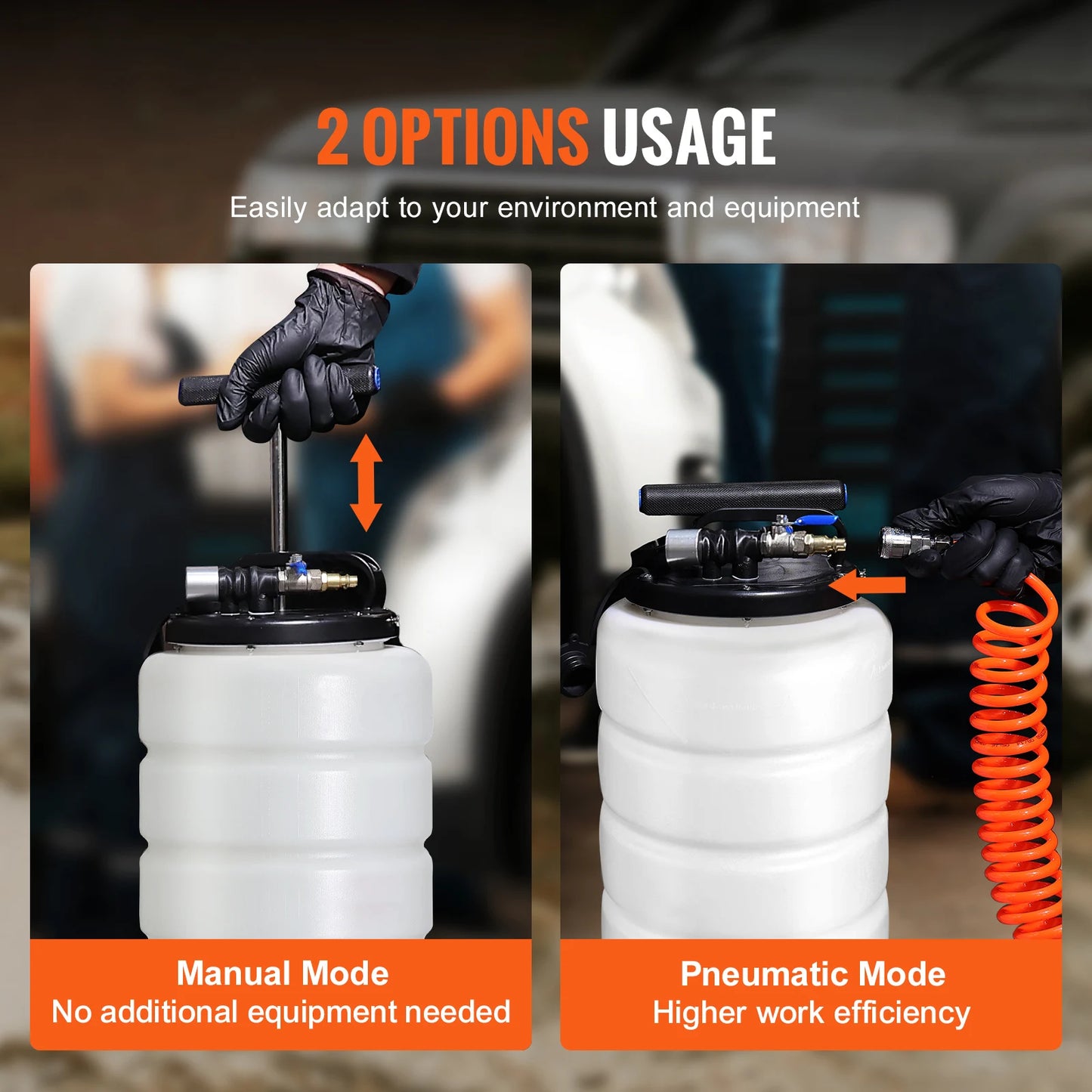 SucceBuy Pneumatic Fluid Extractor With Suction Hose For Automotive Fluids
