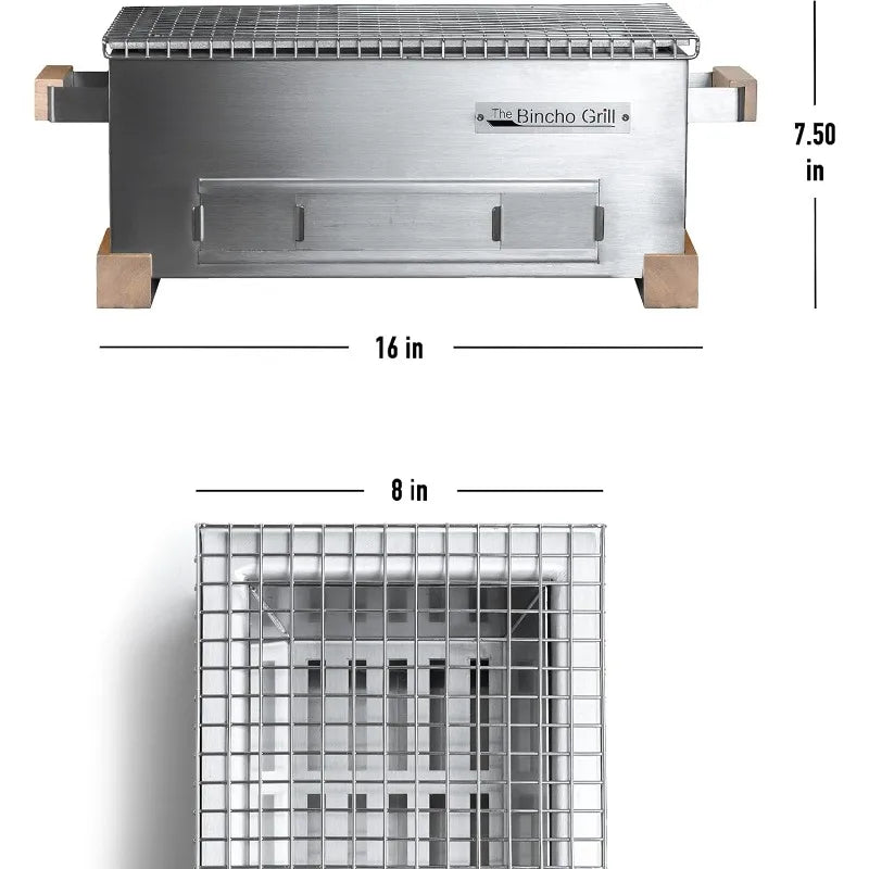 MG168 Mini Yakitori Grill Japanese Style Tabletop Hibachi