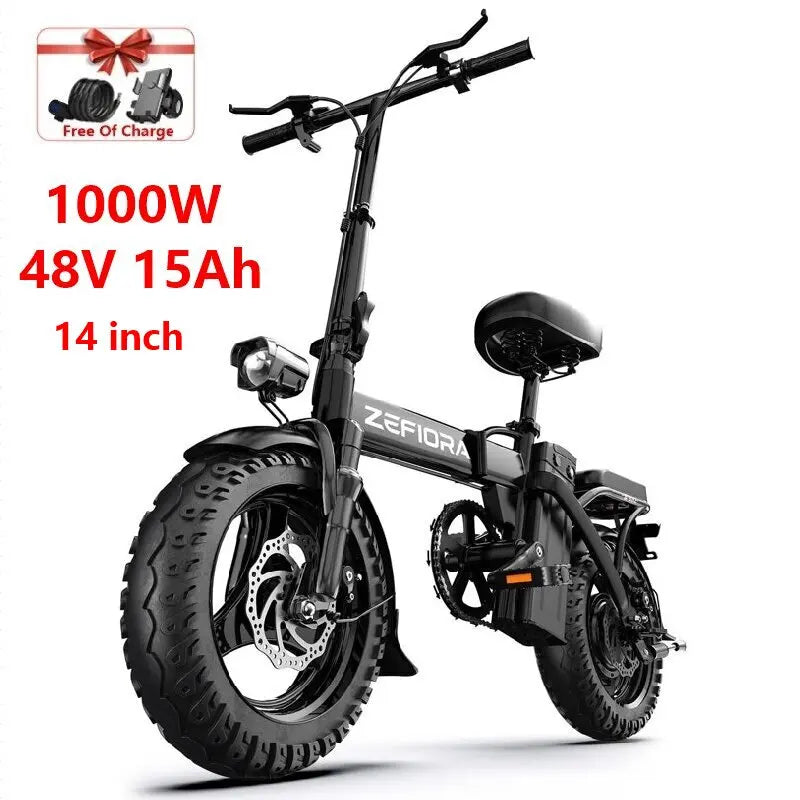 ZEFIORA Electric Fat Bike V10 1000W 2000W High Speed 30to60mi