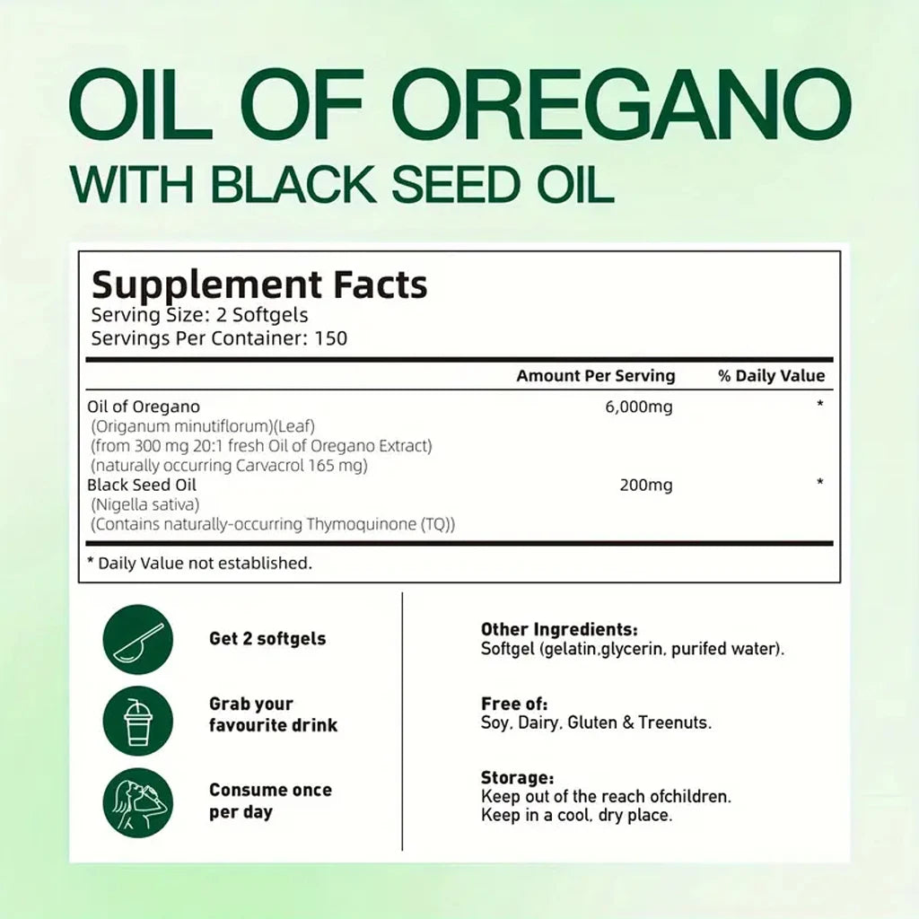 Quit Mood Oil Of Oregano With Black Seed Oil Antioxidants
