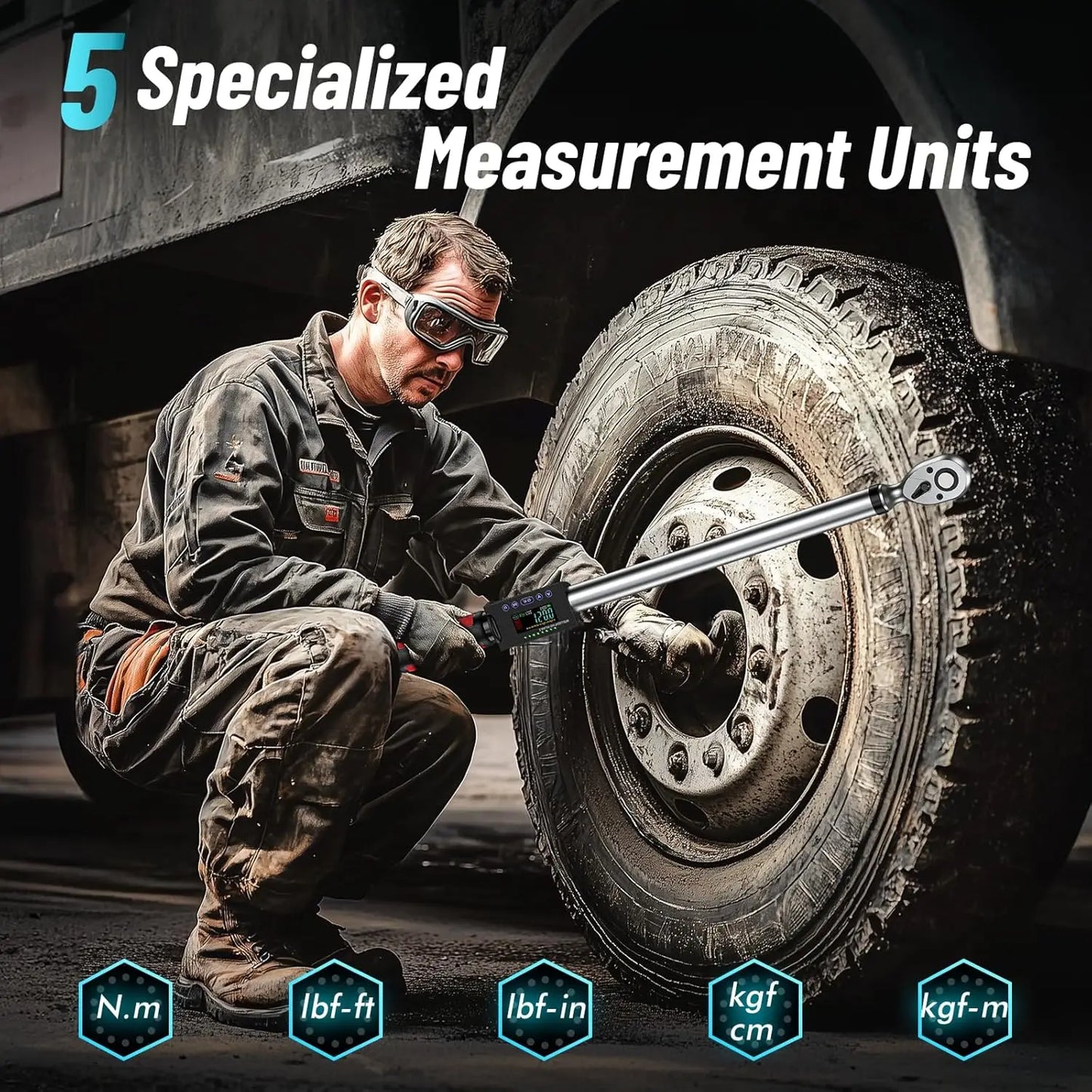 Seesii Digital Torque Wrench 340 Nm With Three Adjustable Modes
