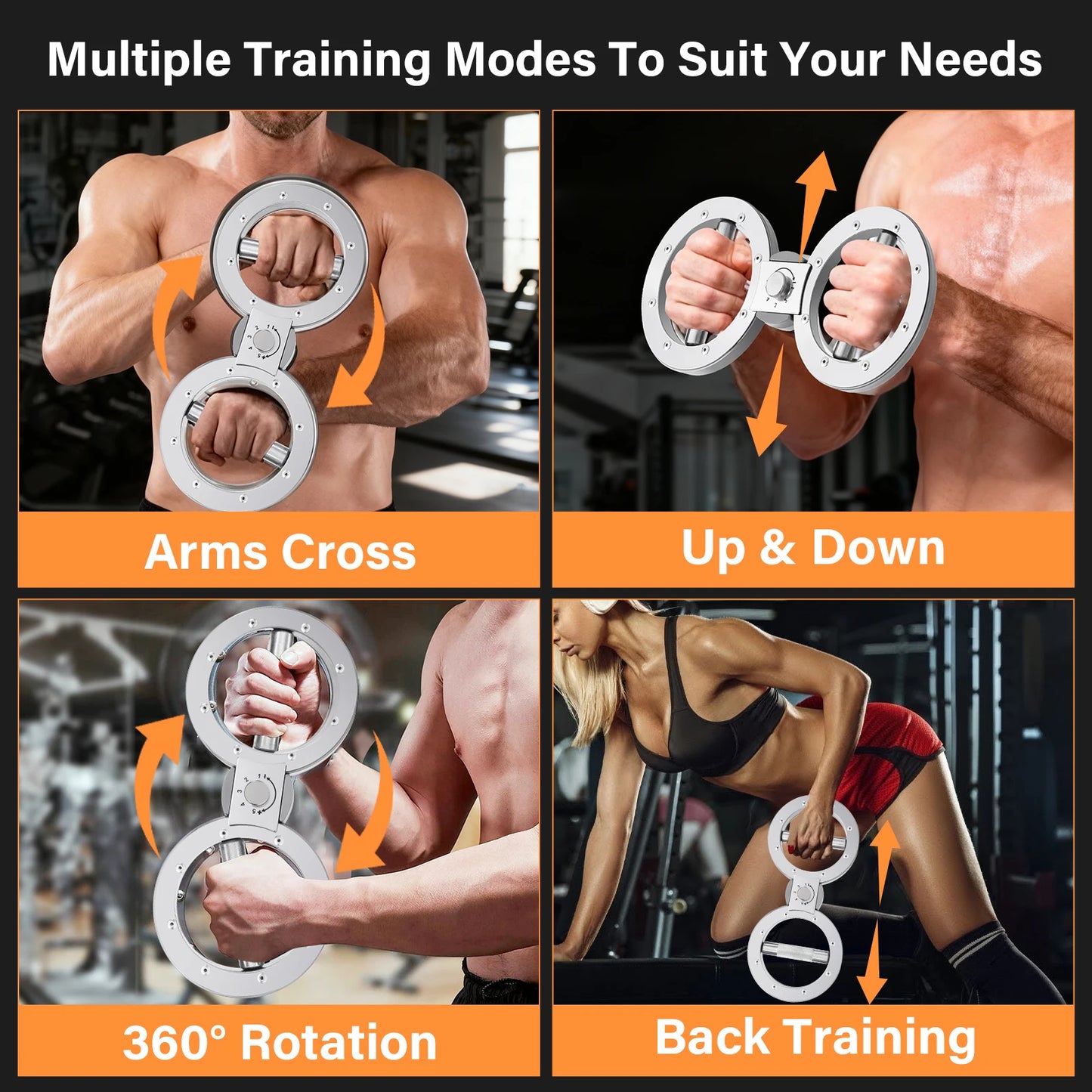 Rotator Machine Adjustable Grip Strength Forearm Exerciser 8 to 15 Lbs