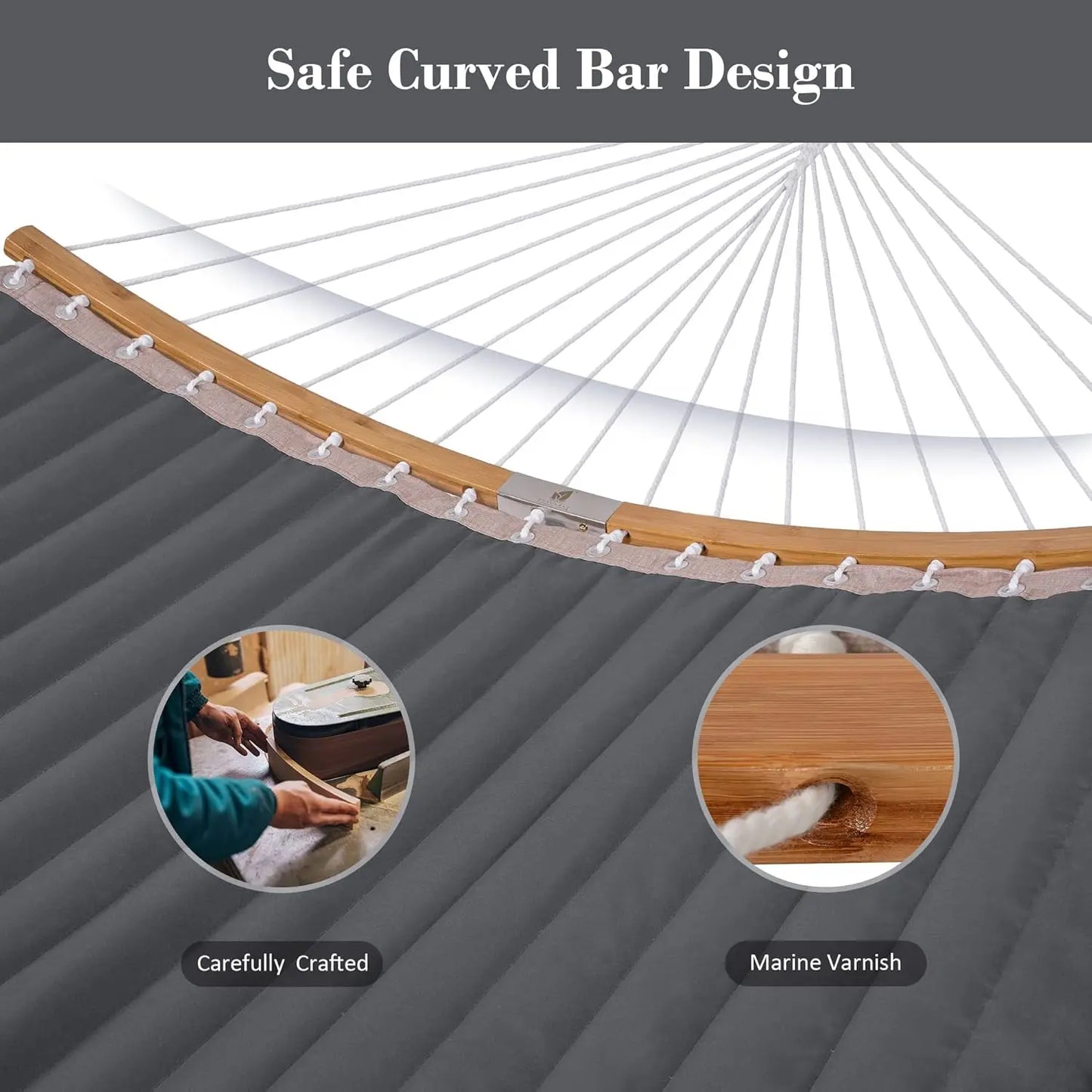 Double Portable Hammock With Stand For Two Outdoor Camping
