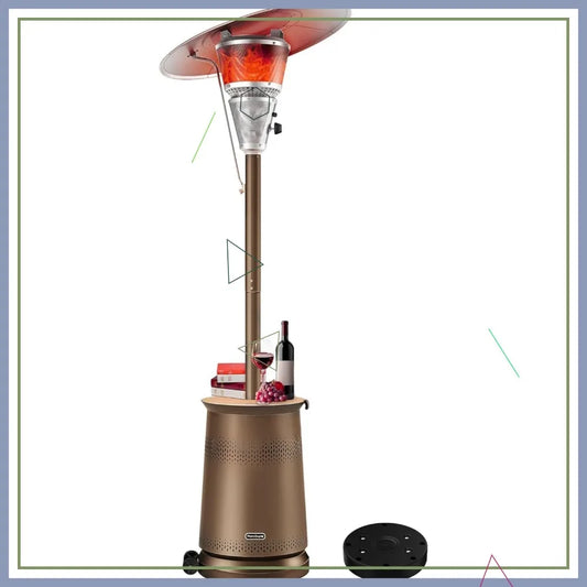 50,000 BTU Propane Patio Heater Adjustable Heat Focus Tabletop